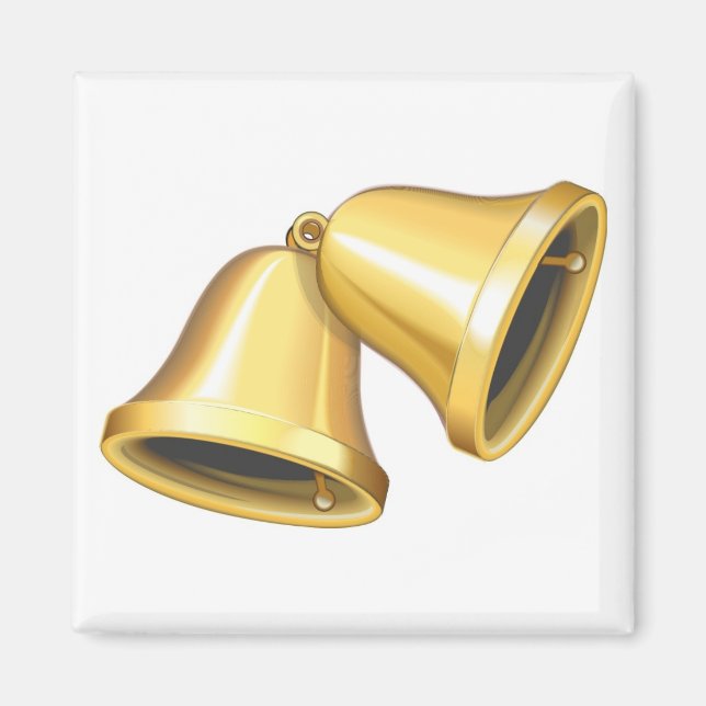 Imán Dos campanas de oro (Frente)