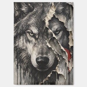 Imán Dos Caras del Mismo Lobo