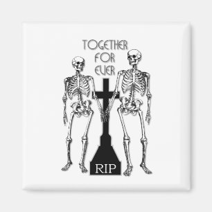 Imán Dos esqueletos enamorados