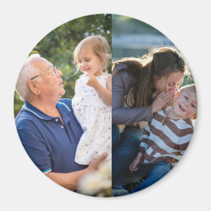 Imán Dos fotos Cree su propia foto 