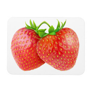 Imán Dos fresas