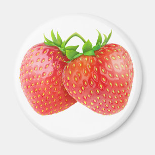 Imán Dos fresas