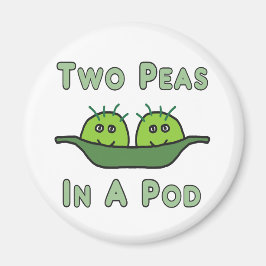 Imán Dos Guisantes En Un Pod