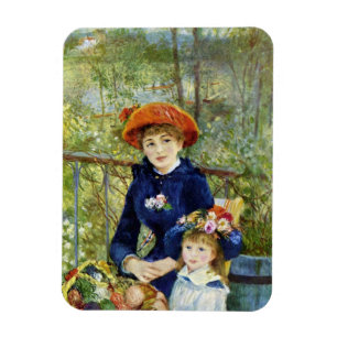 Imán Dos hermanas (en la terraza) de Pierre Renoir
