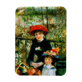Imán Dos hermanas en la terraza de Renoir