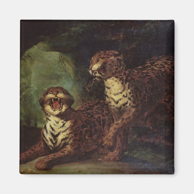 Imán Dos leopardos, c. 1820 (Frente)