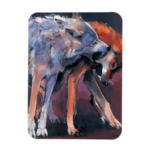 Imán Dos lobos 2001