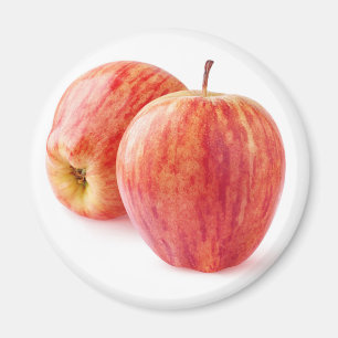 Imán Dos manzanas rojas