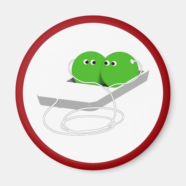 Imán Dos margaritas en un podo (Frente)