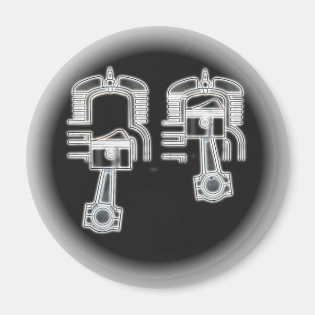 Imán Dos motores de tracción (Frente)