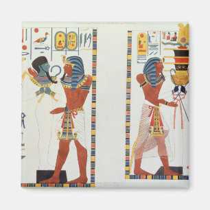 Imán Dos murales de las tumbas de los reyes de Thebes,