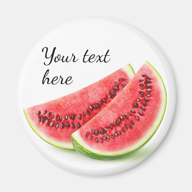 Imán Dos rodajas de sandía (Frente)