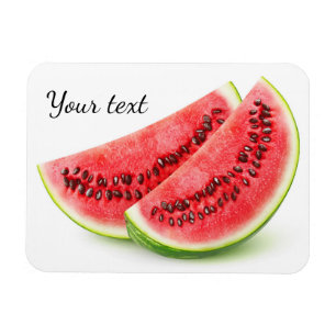 Imán Dos rodajas de sandía