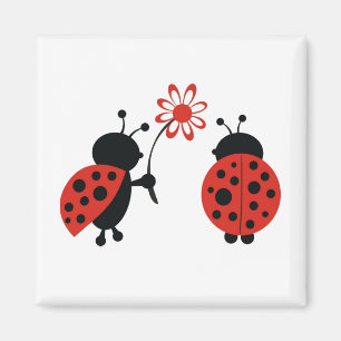 Imán Dos señora Bugs Magnet