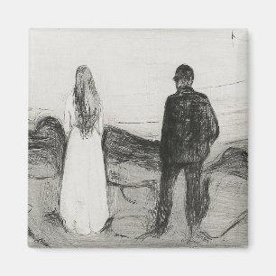Imán Dos Seres Humanos. Los solitarios Edvard Munch