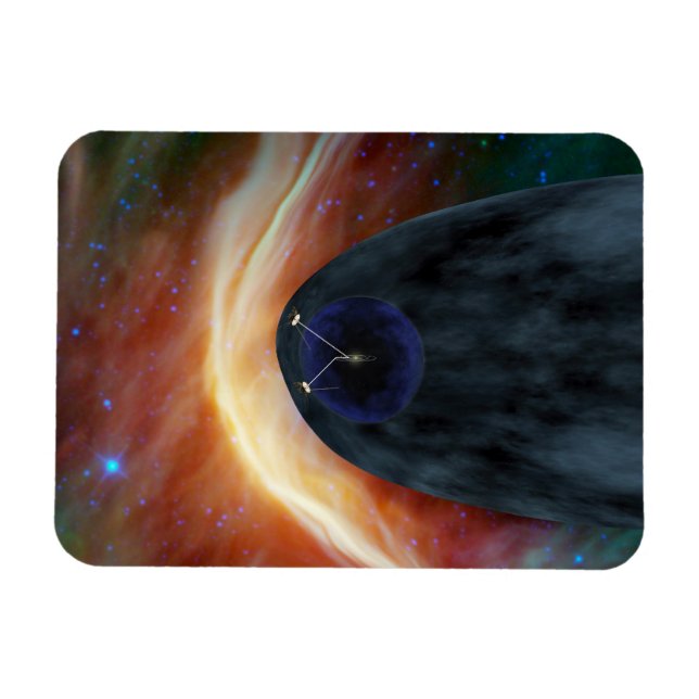 Imán Dos Vehículos Espaciales De Voyager Que Exploran E (Horizontal)