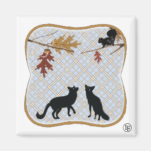 Imán Dos zorros de Fectching