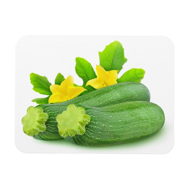 Imán Dos zucchini (Horizontal)