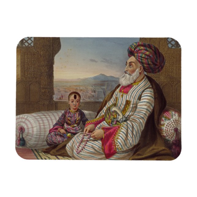 Imán Dost Mahommed (1793-1863) Rey de Caubul y su Y (Horizontal)