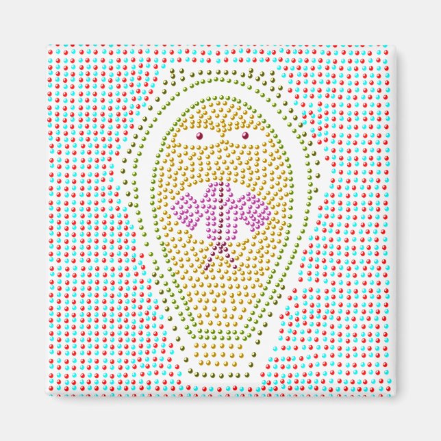 Imán Dotty Egyptian cobra Magnet (Frente)