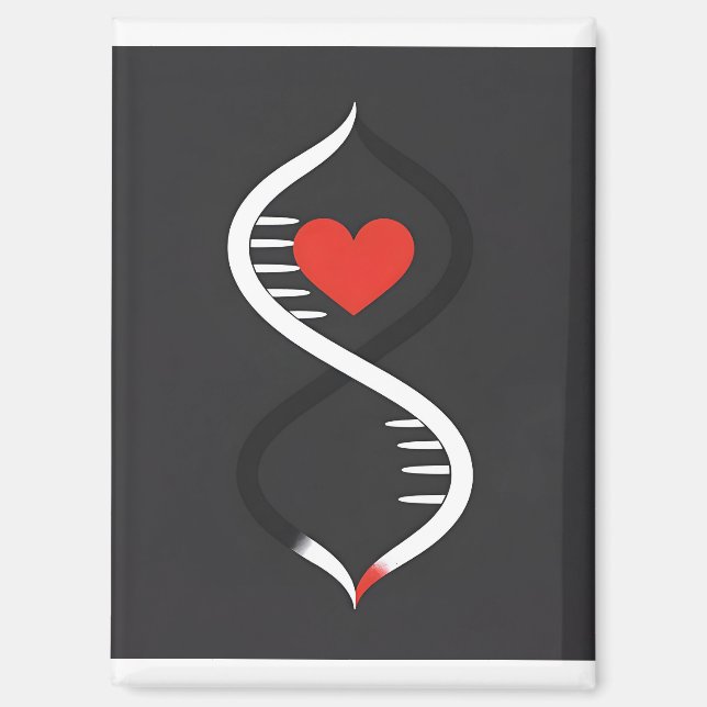 Imán Double Spiral with Heart  (Anverso)