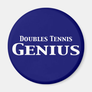 Imán Doubles Tennis Genius Gifts