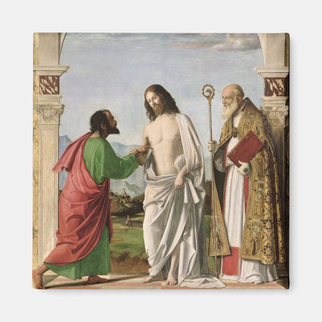 Imán Doubting Thomas con St. Magnus, c.1504-05 (Frente)