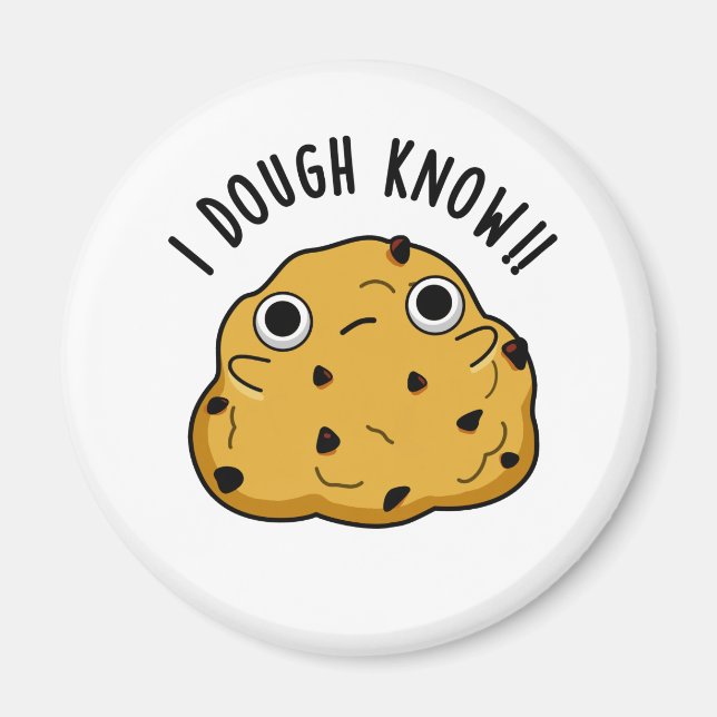Imán Dough Know Funny Baking Pun (Frente)