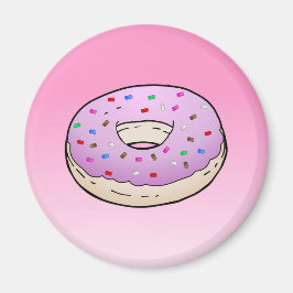 Imán Doughnut rosa