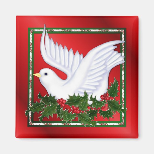 Imán Dove y Holly (Frente)