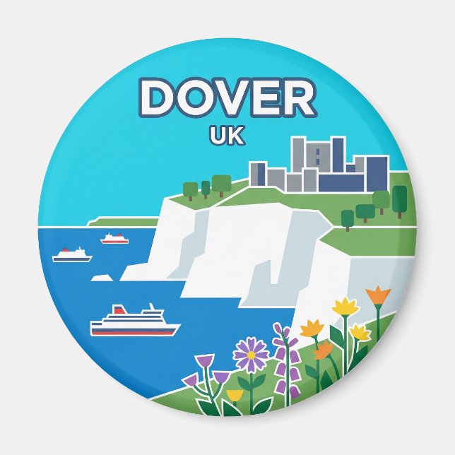 Imán Dover Reino Unido (Frente)