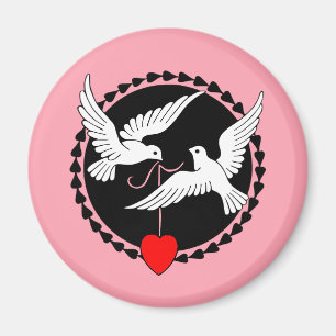 Imán Doves de amor