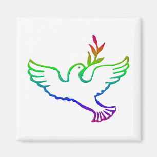 IMÁN DOVES DE PAZ