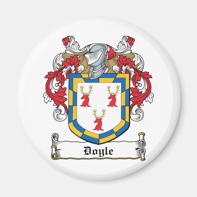 Imán Doyle Family Crest (Frente)