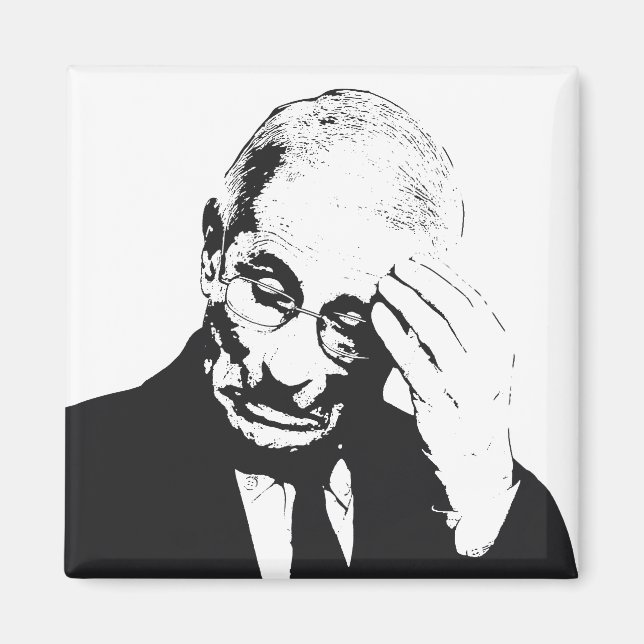 Imán Dr. Fauci Facepalm (Frente)