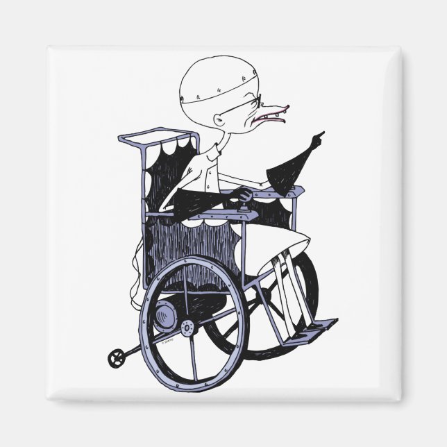 Imán Dr Finkelstein Mad Scientist Baby  (Frente)