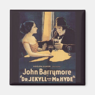 Imán Dr. Jekyll y Sr. Hyde Vintage Movie Poster