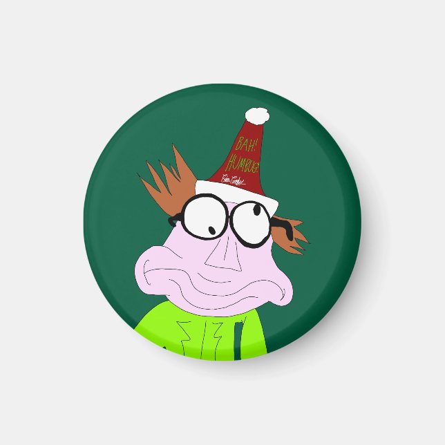 Imán Dr. LeBrick Bah Humbug navidad (Frente)