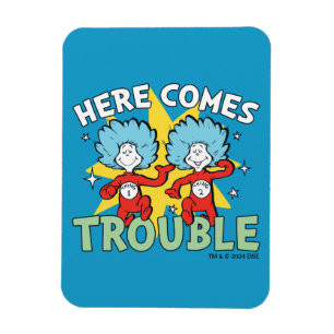 Imán Dr. Seuss   Cosa Uno Cosa Dos Aquí Viene el Proble