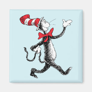 Imán Dr. Seuss El gato en el sombrero Paseo del gato