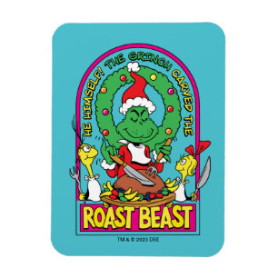 Imán Dr. Seuss Gráfico de Bestia Asada