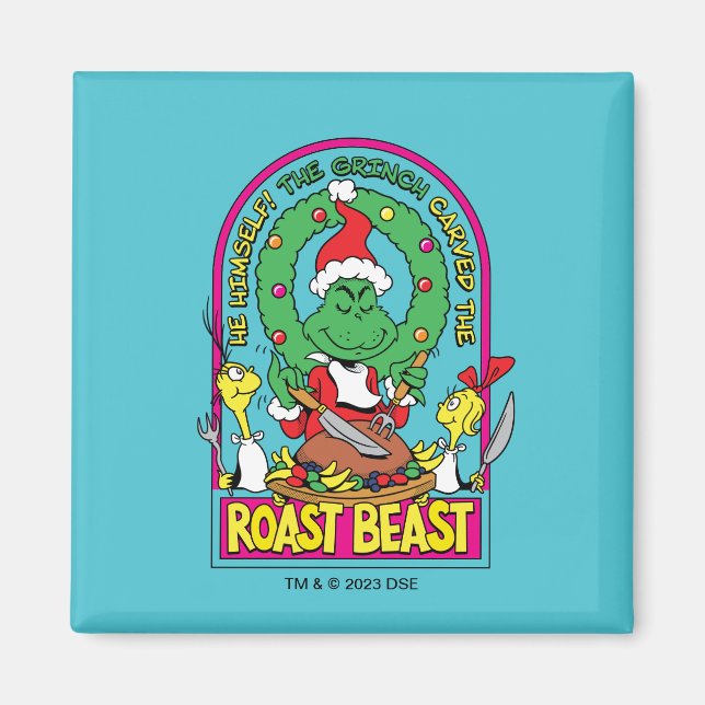 Imán Dr. Seuss | Gráfico de Bruto Asado (Frente)