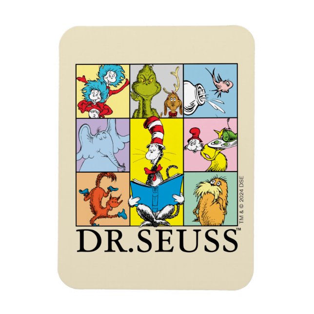 Imán Dr. Seuss | Gráfico de historias (Vertical)