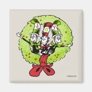 Imán Dr. Seuss   Grinch   Alegría de los Navidades de W