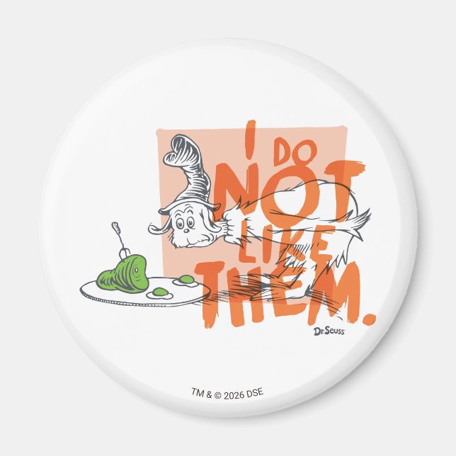 Imán Dr. Seuss Guy-Am-I "No Me Gustan" (Frente)