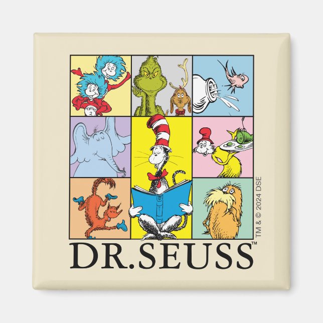 Imán Dr. Seuss | Historietas Gráficas (Frente)