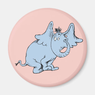 Imán Dr. Seuss   Horton de lado