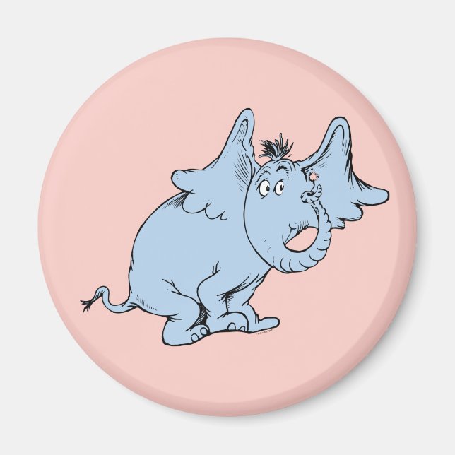 Imán Dr. Seuss | Horton de lado (Frente)