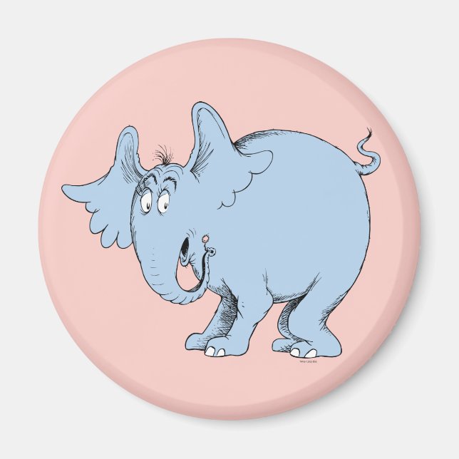 Imán Dr. Seuss | Horton escucha a Quién (Frente)
