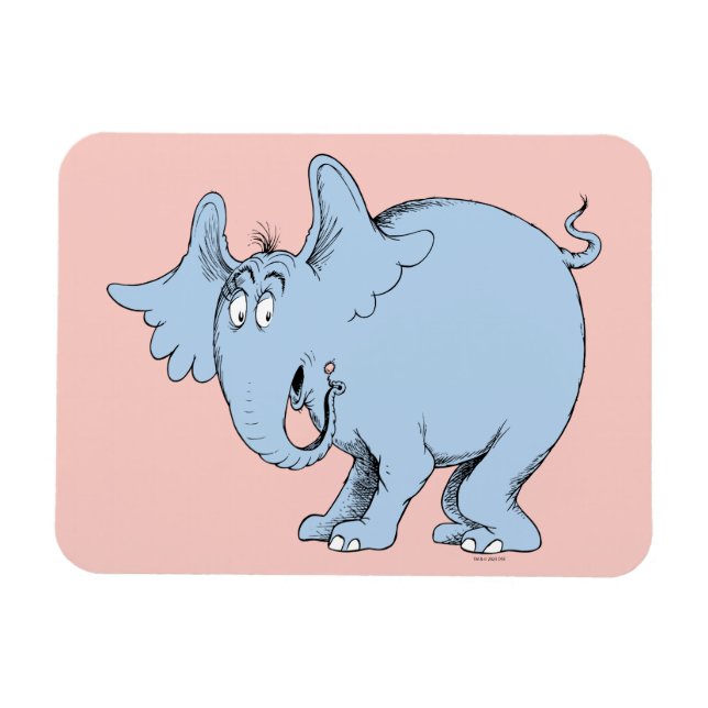 Imán Dr. Seuss | Horton escucha a Quién (Horizontal)